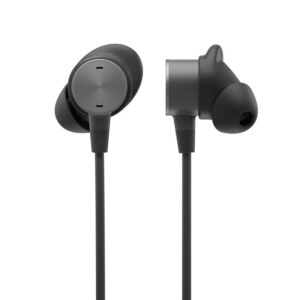 Logitech zone wired earbuds microsoft teams auricolare cablato in-ear ufficio usb tipo-c grafite