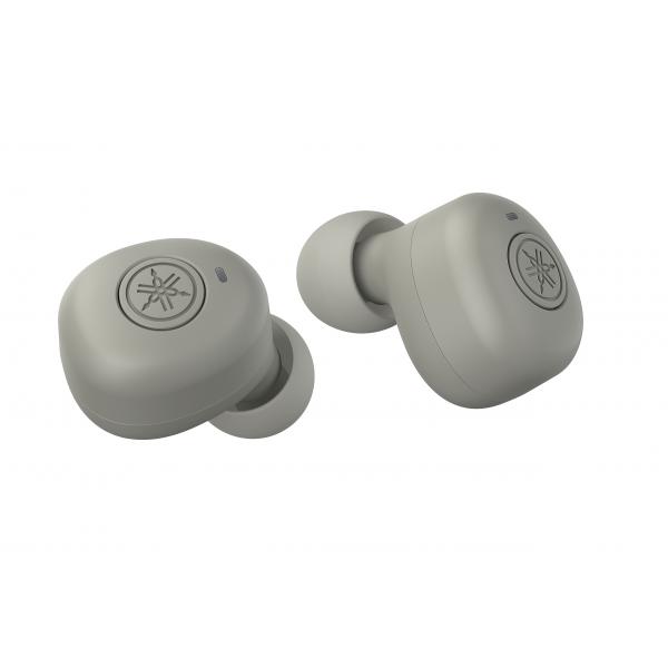 Yamaha twe3b auricolari bluetooth con base di ricarica wireless grigio