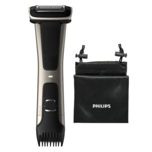 Philips bg7025-15 bodygroom 7000 depilatore corpo da uomo wet and dry testina 4d autonomia 80 min nero