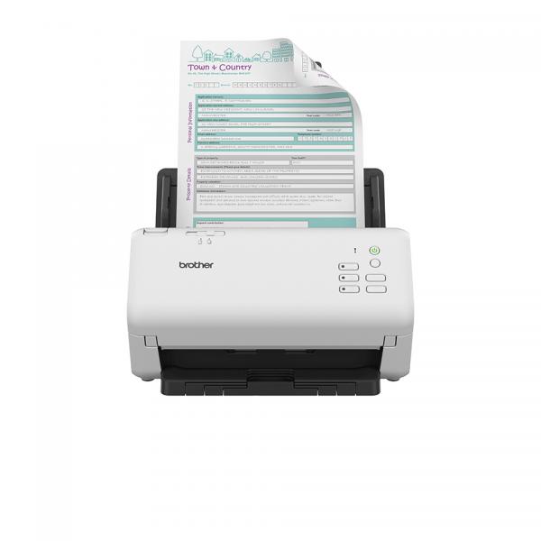 Brother ads-4300n scanner adf 600x600 dpi a4 nero-bianco