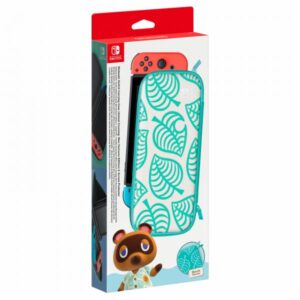 Nintendo custodia e pellicola protettiva animal crossing per nintendo switch + arcanite 256gb microsdxc
