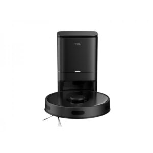 Tcl sweeva 6500 robot aspirapolvere ultra compatto filtro hepa pattumiera autosvuotante sistema lds controllo tramite app nero