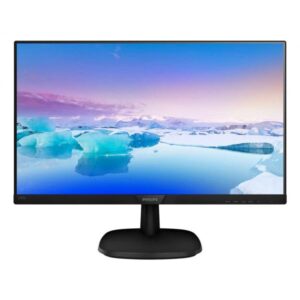 Philips 243v7qsb/00 23.8 led ips formato 16:9 contrasto 1.000:1 1xvga 1xdvi colore nero garanzia italia