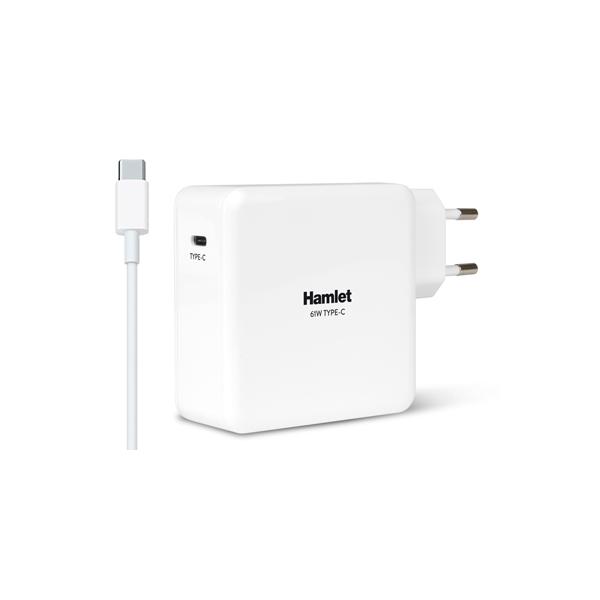 Hamlet xpwnb65tc alimentatore 61 watt 3.05 a (usb-c) sul cavo: usb-c