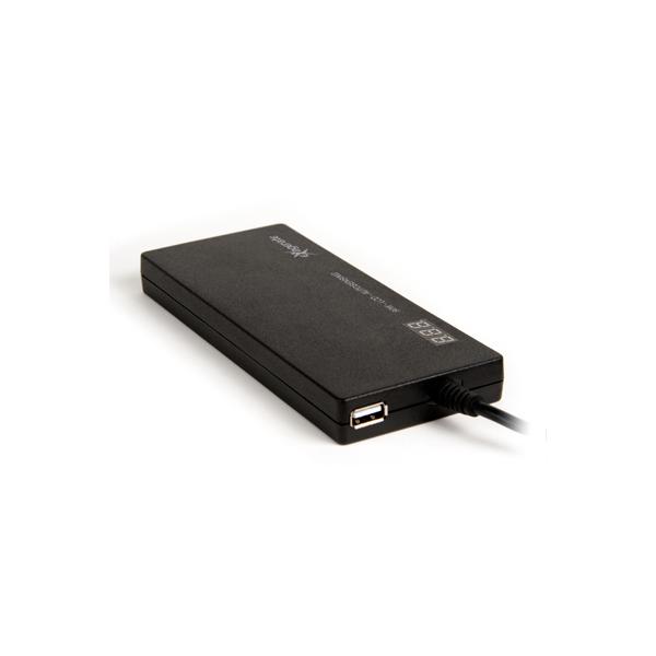 Hamlet alimentatore universale notebook 90w slim lcd usb