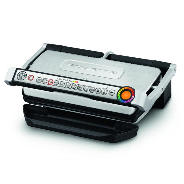 Rowenta gr722d optigrill+ xl bistecchiera intelligente con 9 programmi di cottura automatici