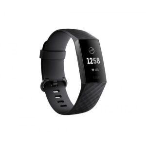 Fitbit charge 3 tracker fitness corpo colore grafite/nero