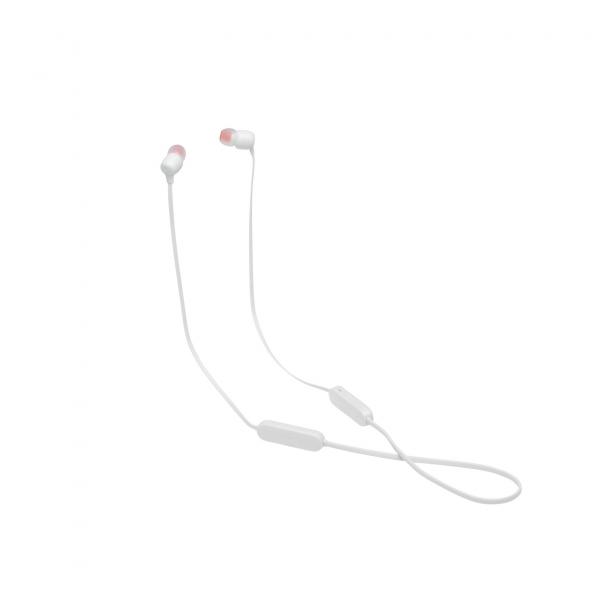 Jbl tune 125 auricolare in-ear bluetooth controllo chiamate e volume/musica bianco