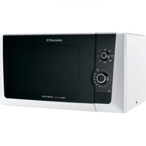Electrolux emm21150w forno a microonde con grill capacita` 21 litri potenza 800w piatto girevole in vetro termoresistente bianco