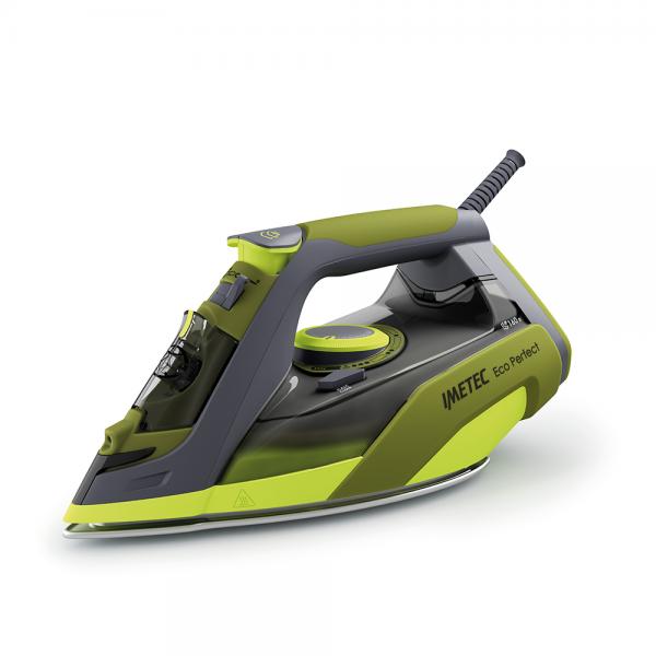 Imetec eco perfect ferro da stiro a vapore con rivestimento pro ceramic tripla protezione anticalcare 2400w