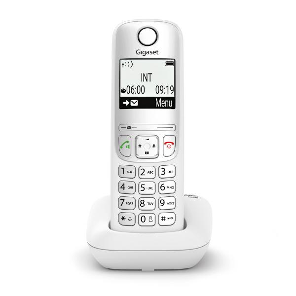 Gigaset as490 cordless display 2`` vivavoce rubrica nero