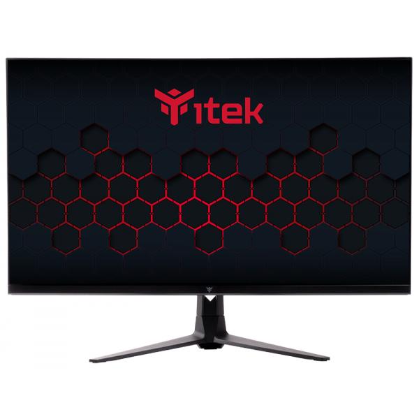 Itek monitor ggf - 27 pollici, piatto, risoluzione wqhd 2560x1440, pannello ips da 100hz, schermo 16:9, tempo di risposta 4ms od, collegamenti 2xhdmi e dp, altoparlanti, hdr, g- sync, freesync