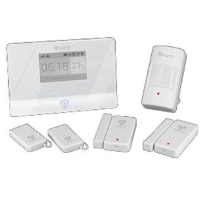 Atlantis allarme antifurto senza fili kit base con app gratuita per gestione a13-a750g-bk