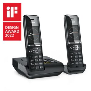 Gigaset comfort 550a duo coppia cordless dect-gap display a colori 2.2`` vivavoce segreteria