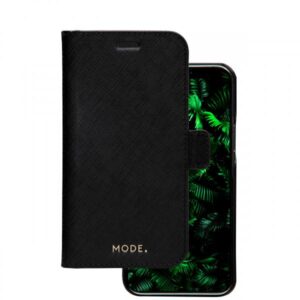 Dbramante 1928 apple iphone 12/12 pro custodia ad agenda in pelle saffiano nero
