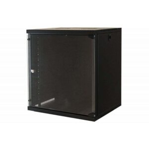Link armadio 12 unita` da muro per reti (a)620 x (l)540 x (p) 450 mm colore nero