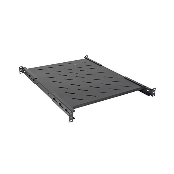 Link ripiano per armadio rack 19`` allungabile 550 mm con 4 agganci nero