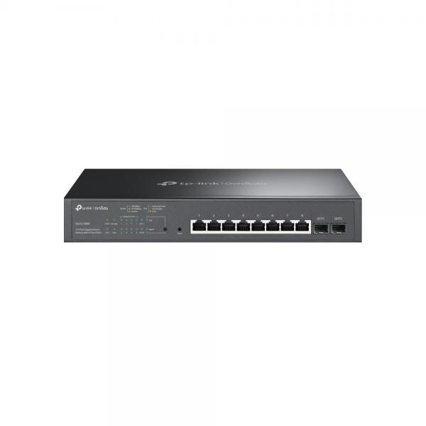 Tp-link tl-sg2210mp switch 10 porte 8 x 10/100/1000 (poe+) + 2 x sfp poe+ (150 w)