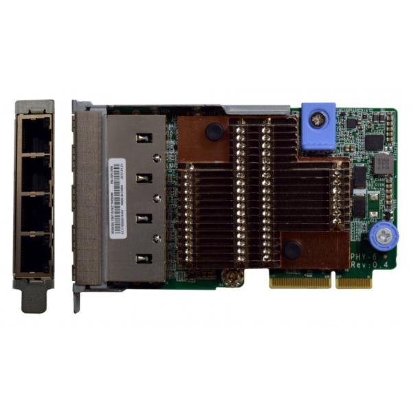 Lenovo thinksystem 7zt7a00549 scheda di rete 4 porte lan rj-45 10/100/1000/10000 mbps interfaccia pci express