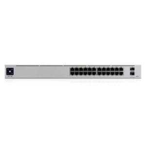 Ubiquiti networks unifi pro 24-port poe gestito l2-l3 gigabit ethernet 10-100-1000 supporto power over ethernet 1u argento