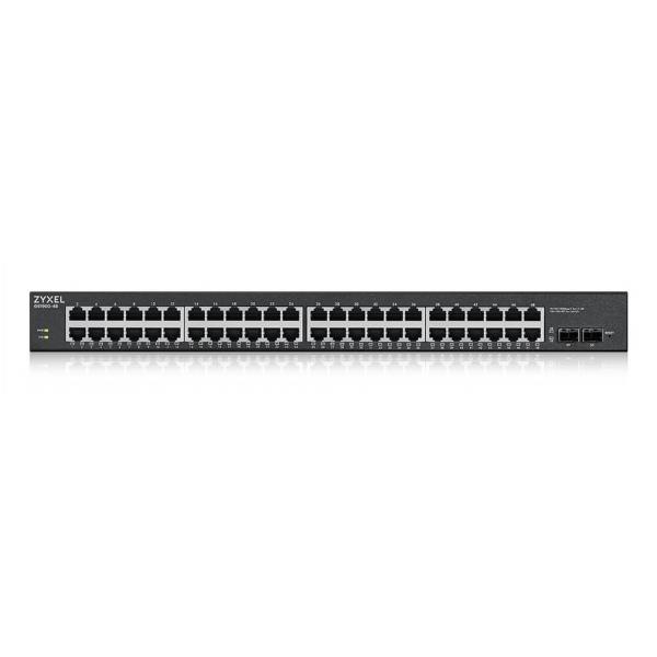 Zyxel gs1900-48hpv2 switch gestito l2 gigabit ethernet 10-100-1000 supporto power over ethernet nero
