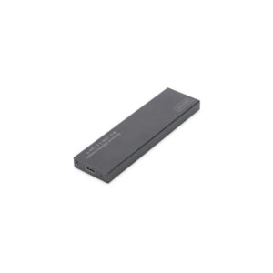 Box esterno digitus usb 3.1 tipo c per ssd m2 x i moduli: 80,60,42,30mm alloggiamento in alluminio