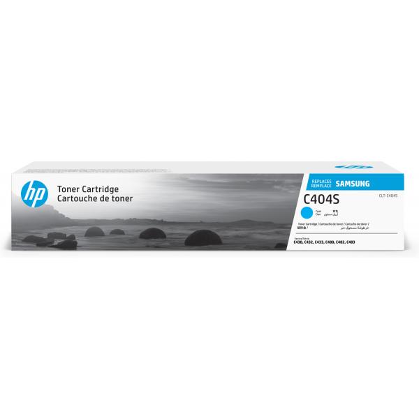 Hp samsung clt-c404s cyan originale cartuccia toner (st966a)