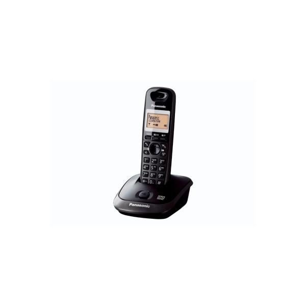 Panasonic kx-tg2521jt cordless dect-gap display 1,4`` vivavoce id chiamante rubrica segreteria titanium