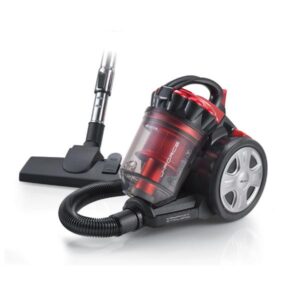 Ariete 2753 j force aspirapolvere senza sacco tecnologia multiciclonica filtro hepa a + + rosso-nero