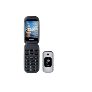 Saiet prime 2.8 clamshell bluetooth doppio display tasto sos italia argento