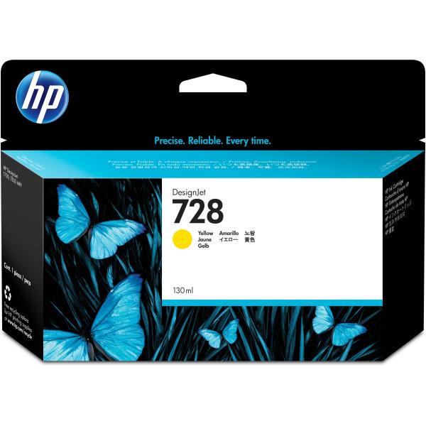Hp 728 130-ml yellow designjet