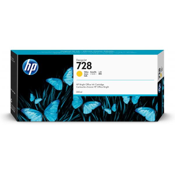 Hp 728 cartuccia originale inchiostro giallo