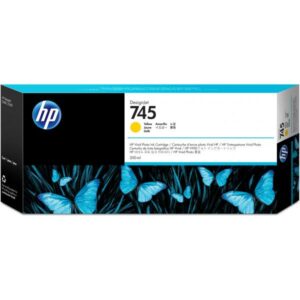 Hp 745 300 ml giallo originale designjet cartuccia dinchiostro per designjet z2600 postscript, z5600 postscript