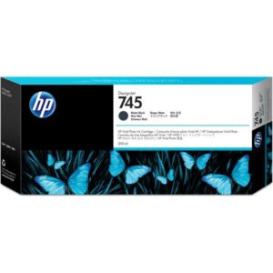 Hp 745 300 ml nero opaco originale designjet cartuccia inchiostro per designjet z2600 postscript, z5600 postscript