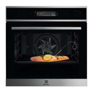 Electrolux eob9s21wx forno elettrico multifunzione da incasso 100% vapore steamboost capacita` 70 litri classe energetica a++ 27 programmi wi-fi 60 cm nero-acciaio inox antimpronta