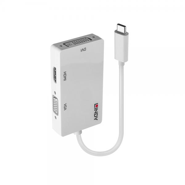 Lindy converter usb 3.1 tipo c a hdmi-dci-vga