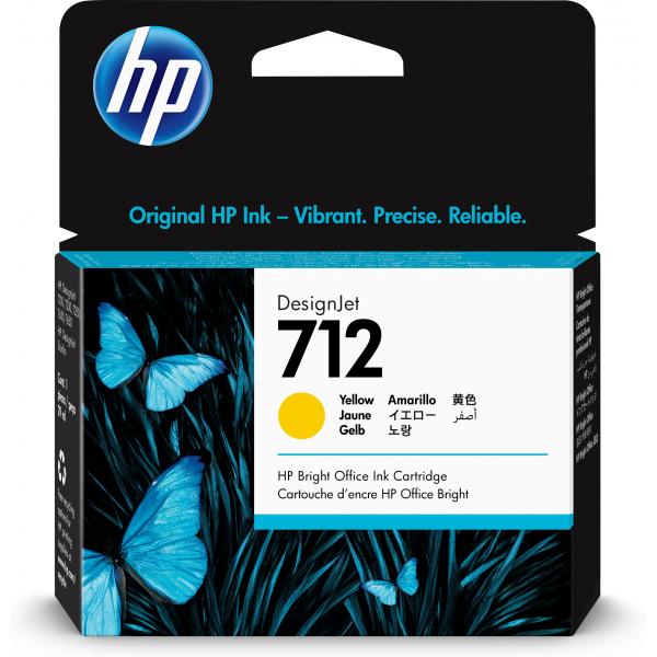Hp 712 cartuccia originale giallo