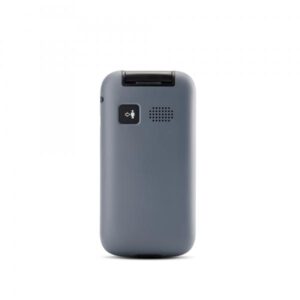 Panasonic kx-tu400 cellulare senior a conchiglia facilitato con sos 2.4`` a colori grigio