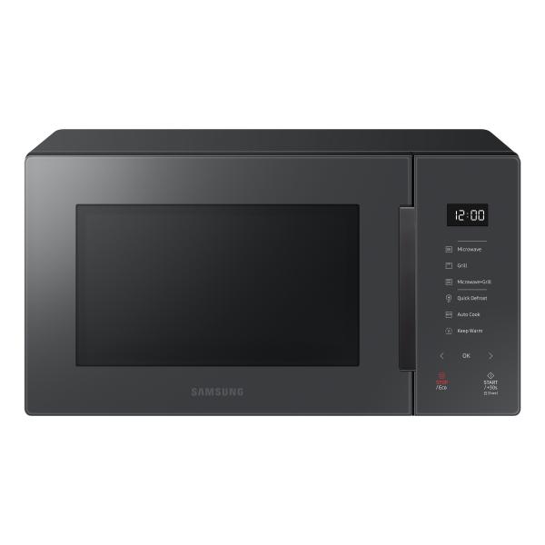 Samsung mg23t5018gc/et forno a microonde 1250w con grill e cottura al vapore capacita` 23 lt antracite