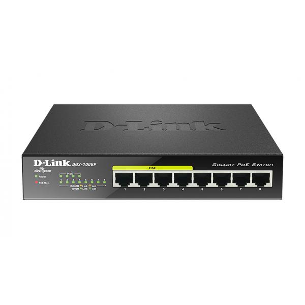 D-link switch desktop 8porte 10-100-1000 p