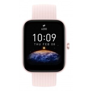 Amazfit bip 3 pro smartwach 1.69 tft bluetooth monitoraggi fino a 60 tipi di attivita gps satelitare italia pink