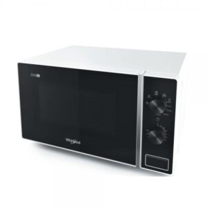 Whirlpool mwp 103 w forno a microonde con grill 20 l 700w 5 livelli di potenza piatto girevole 25 cm bianco nero