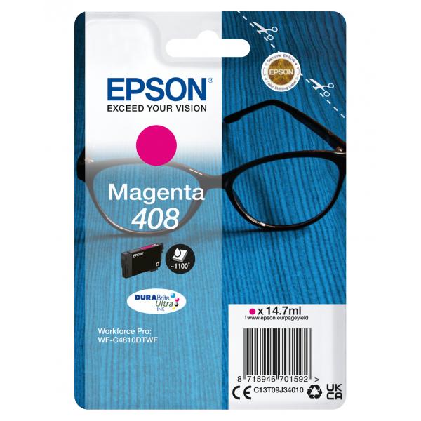 Epson inchiostro-confezione singola magenta 408 durabrite ultra