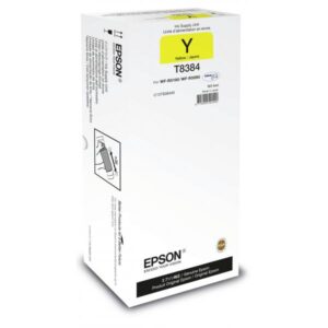 Epson t8384 167.4 ml giallo ricarica inchiostro per workforce pro wf-r5190, wf-r5190dtw, wf-r5690, wf-r5690dtwf, wf-r5690dtwfl