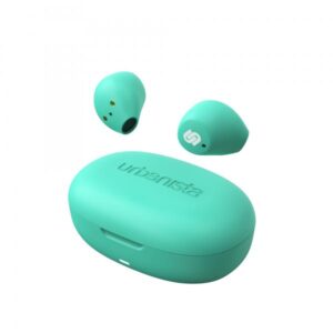 Urbanista lisbon cuffie bluetooth 5.0 con custodia wireless verde menta