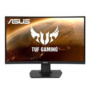 Asus tuf gaming vg24vqe 23.6 curvo led va amd freesync formato 16:9 contrasto 3.000:1 2xhdmi 1xdisplay port colore nero garanzia italia