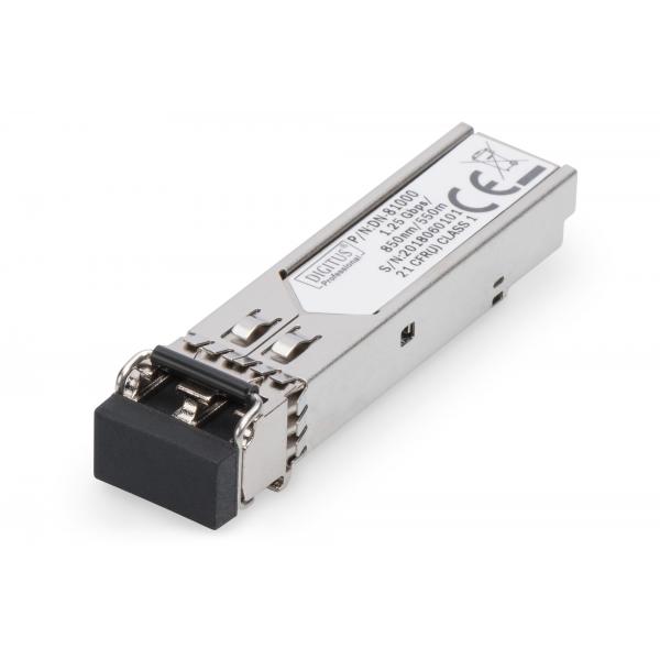Digitus modulo mini gbic (sfp) multimode, lc duplex 1000base-sx, 850nm