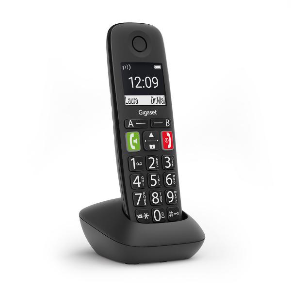 Gigaset e290hx senior cordless dect aggiuntivo black