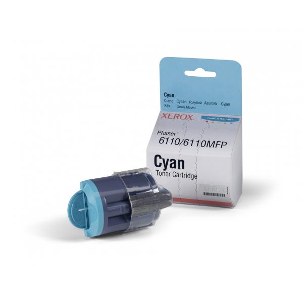 Xerox 106r01271 toner ciano per phaser 6110/6110b/6110mfp