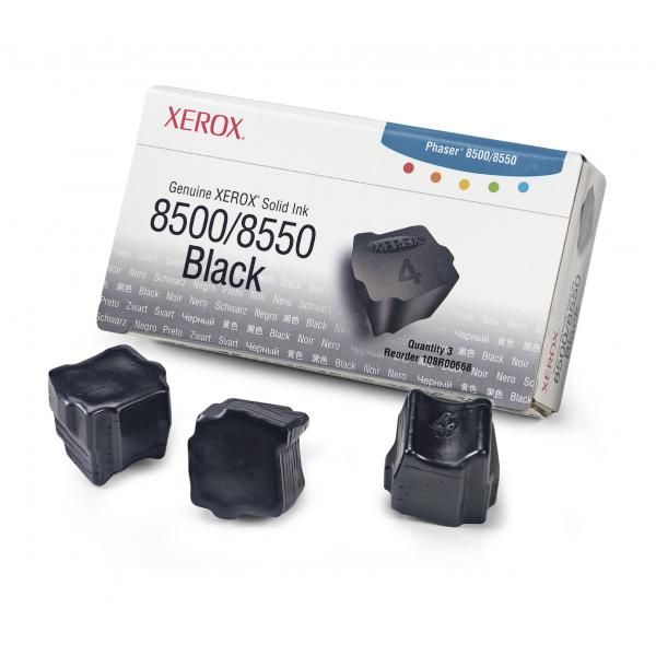 Xerox 108r00668 inchiorsto solido nero 3 pz per xerox 8500 / 8550 3000 pagine
